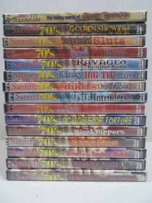 SADISTIC 70's KINK AND FETISH 15 DVD PACK!