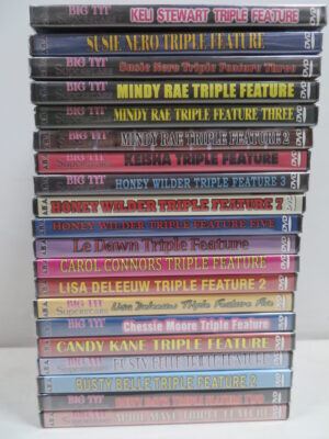 BIG TIT SUPERSTAR TRIPLE FEATURES 20 DVD PACK!