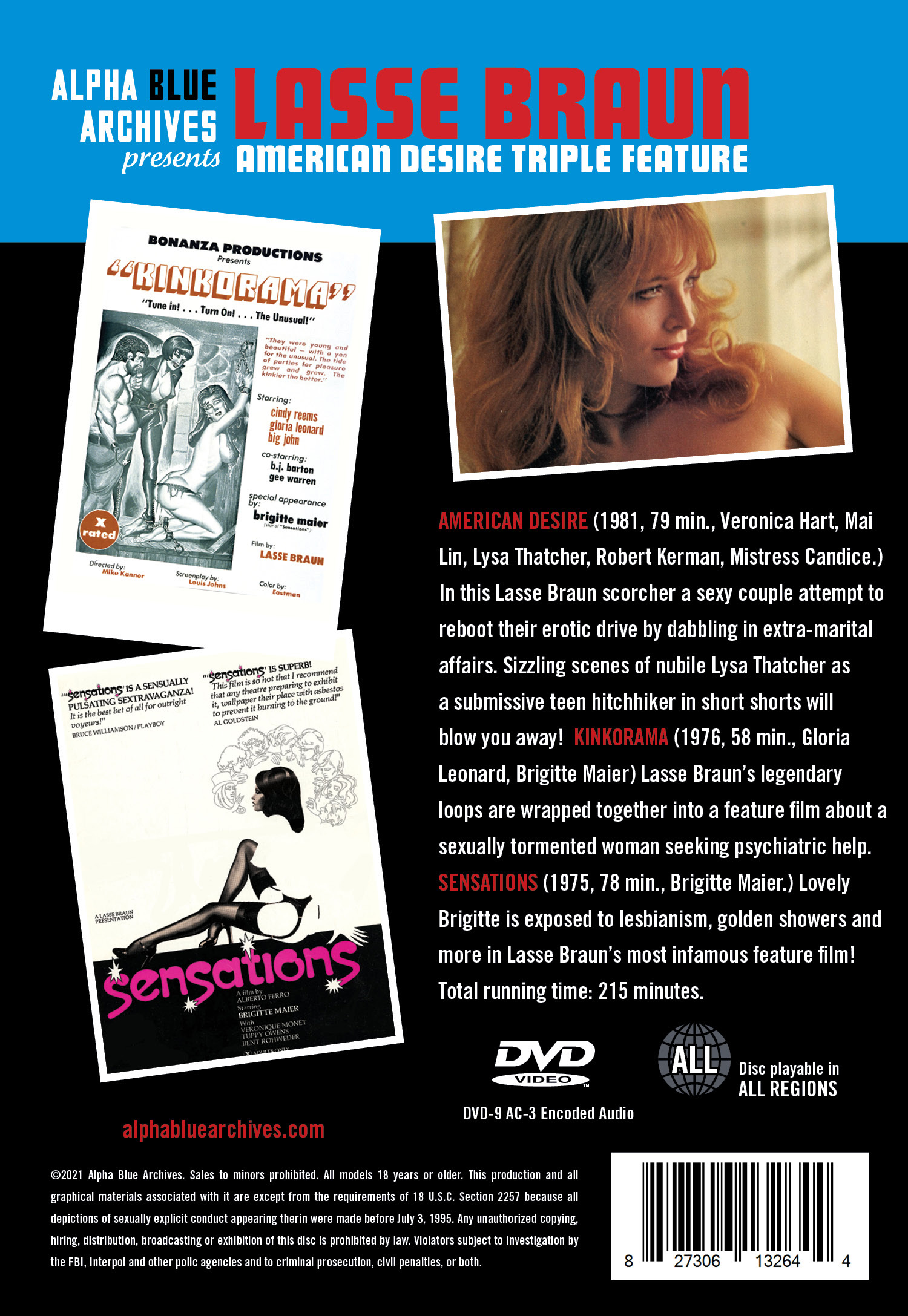 LASSE BRAUN AMERICAN DESIRE TRIPLE FEATURE - Image 2