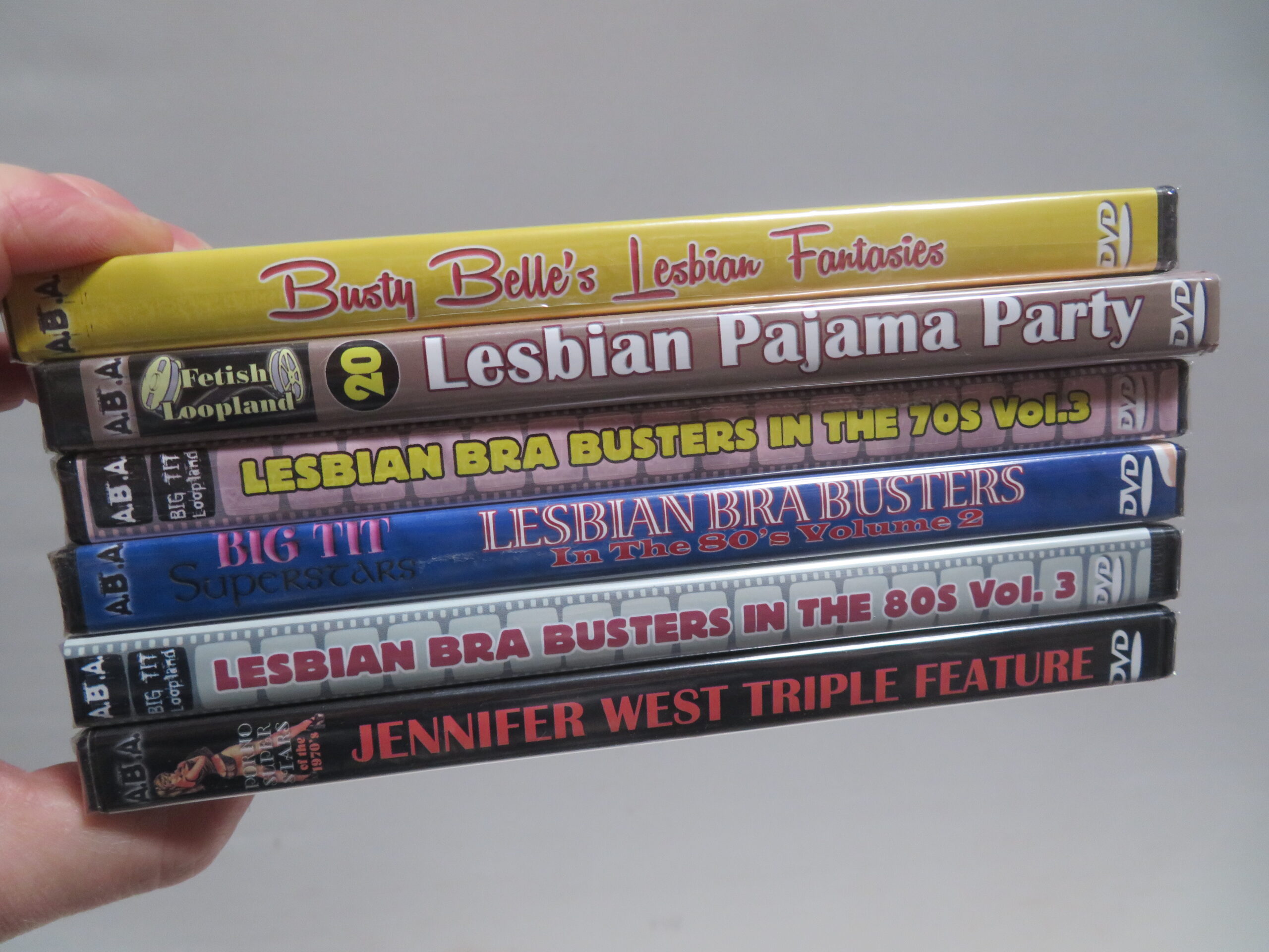 ALL LESBIAN AND BIG TITS!--6 DVD PACK!