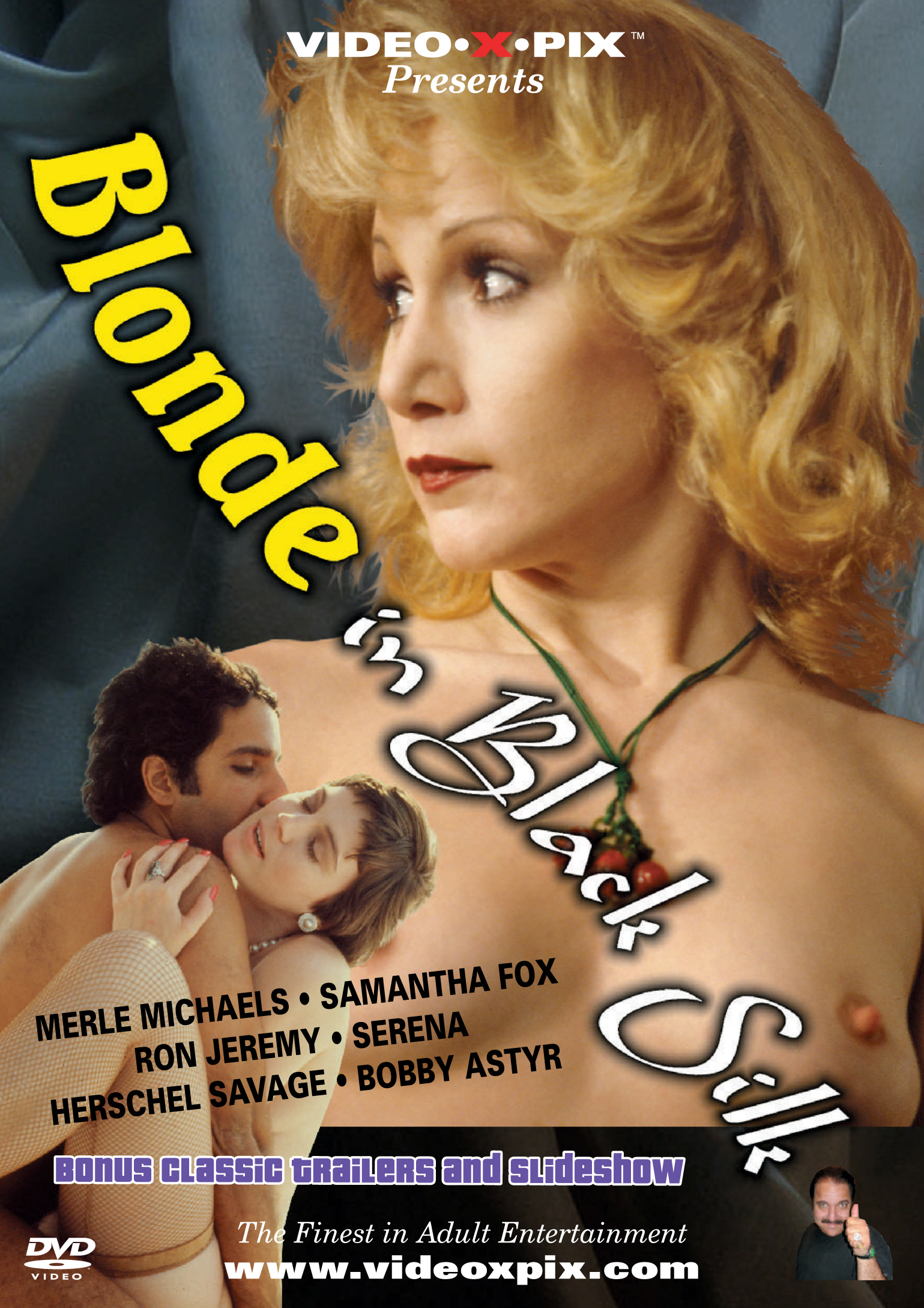 Blonde In Black Silk