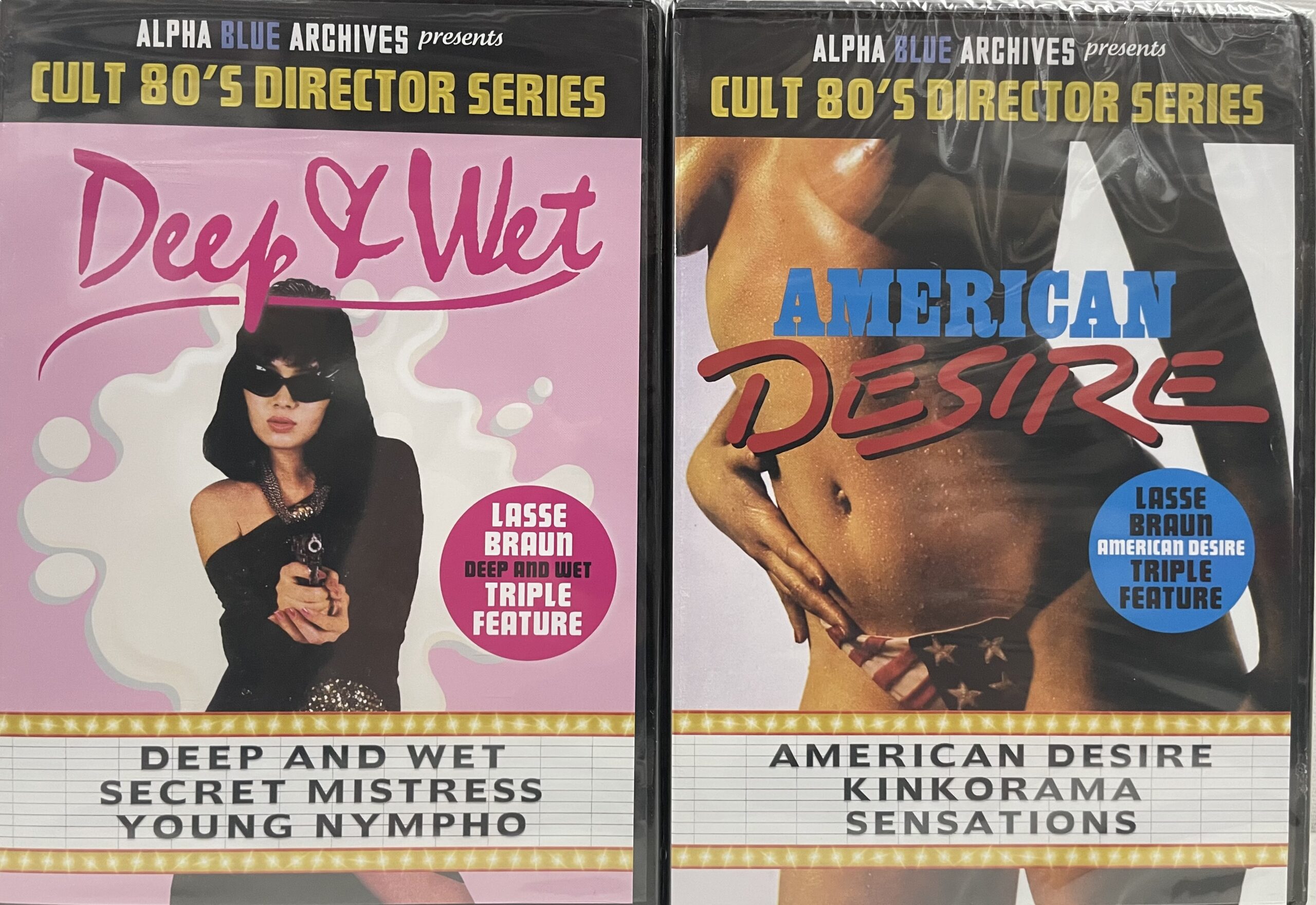 LASSE BRAUN--CULT DIRECTOR-- 2 DVD PACK!