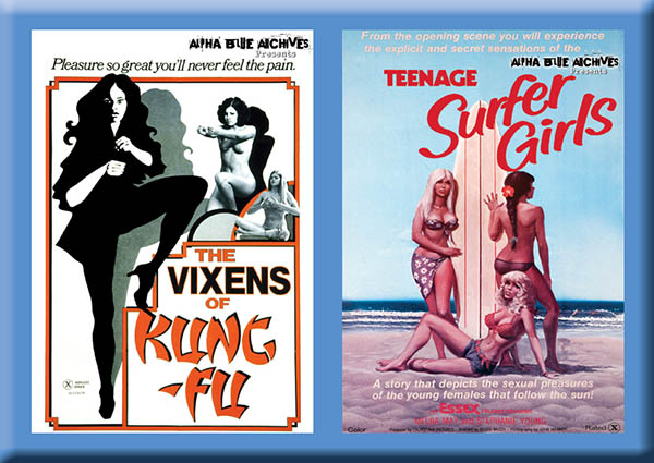 VIXENS OF KUNG FU / TEENAGE SURFER GIRLS 2-PACK