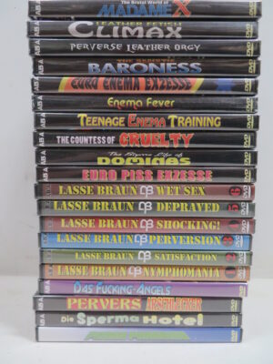 SADISTIC EUROSLEAZE 20 DVD PACK!