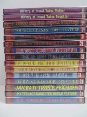 TABOO TRIPLES 15 DVD PACK!